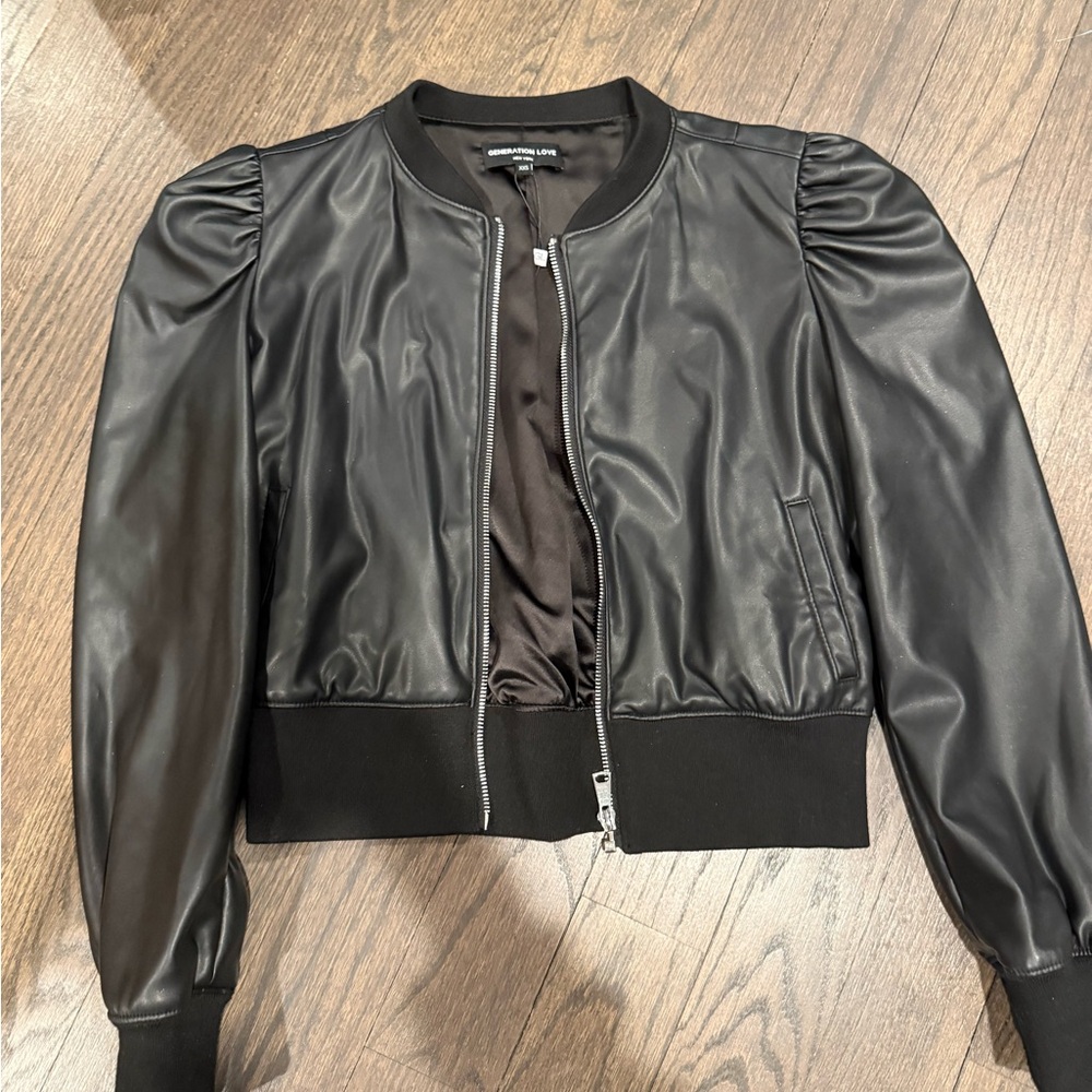 Generation Love Black Bomber Jacket